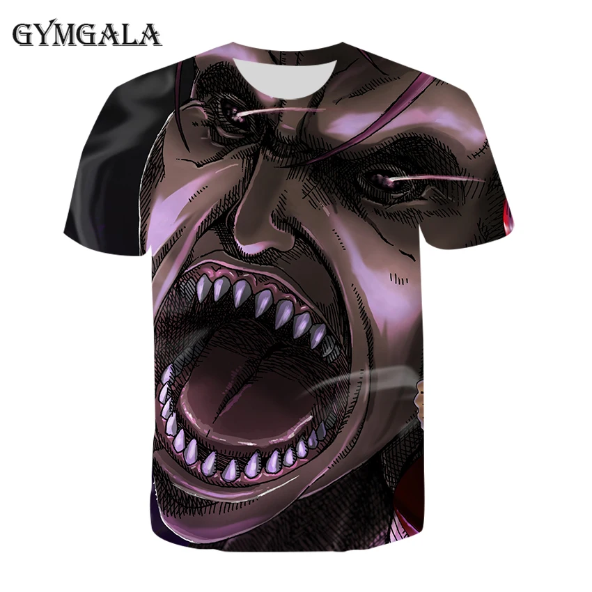 

2020 Harajuku style 3D printing summer Children's T-shirt men and women attack giant loose casual round neck Kids T-shirt hot