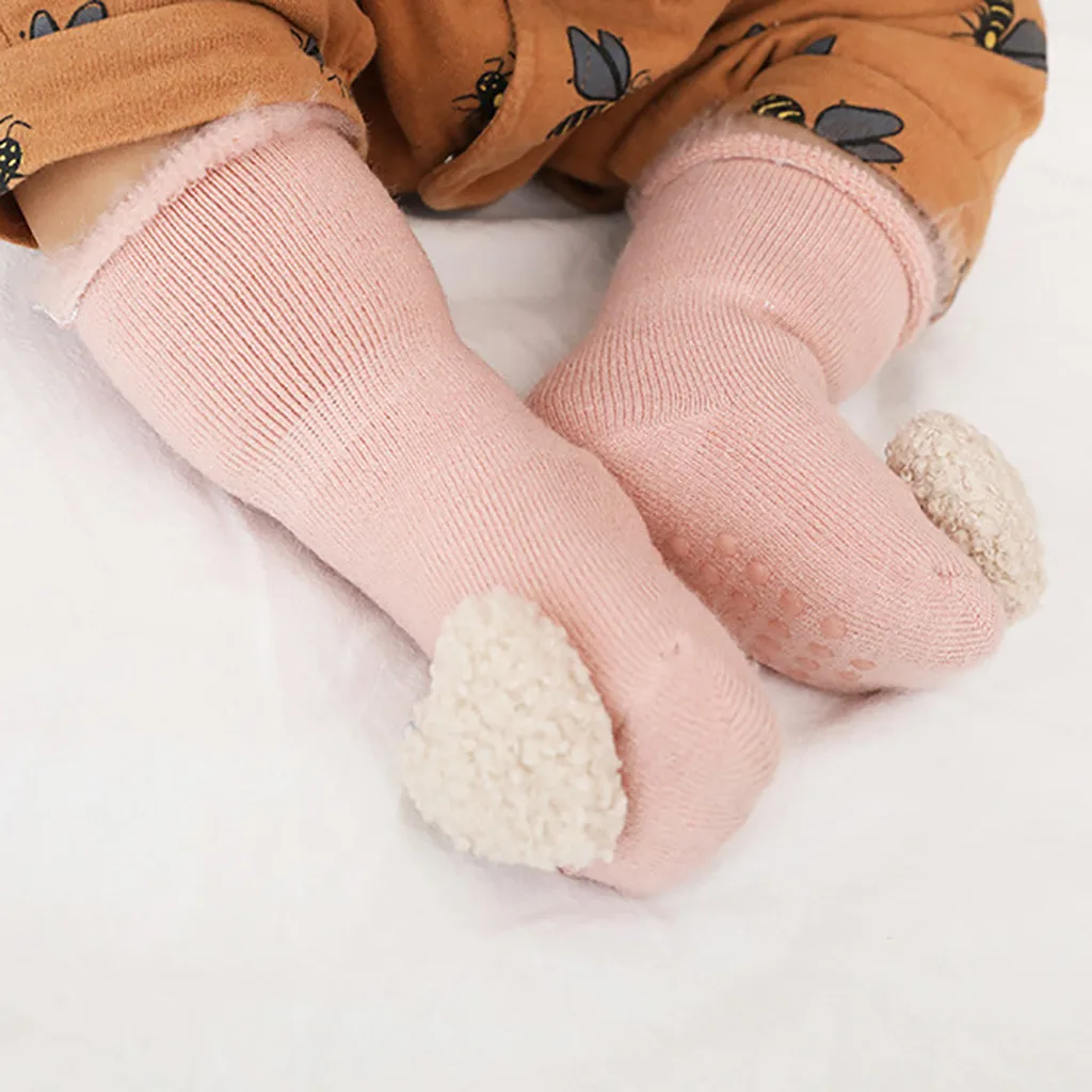 Милые детские носки для маленьких девочек длинные мягкие хлопковые кружевные до