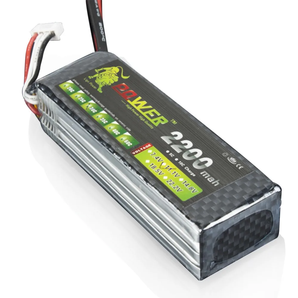 Аккумулятор LION POWER Lipo 3S 11 1 В 2200 мАч 30C для радиоуправляемого вертолета автомобиля