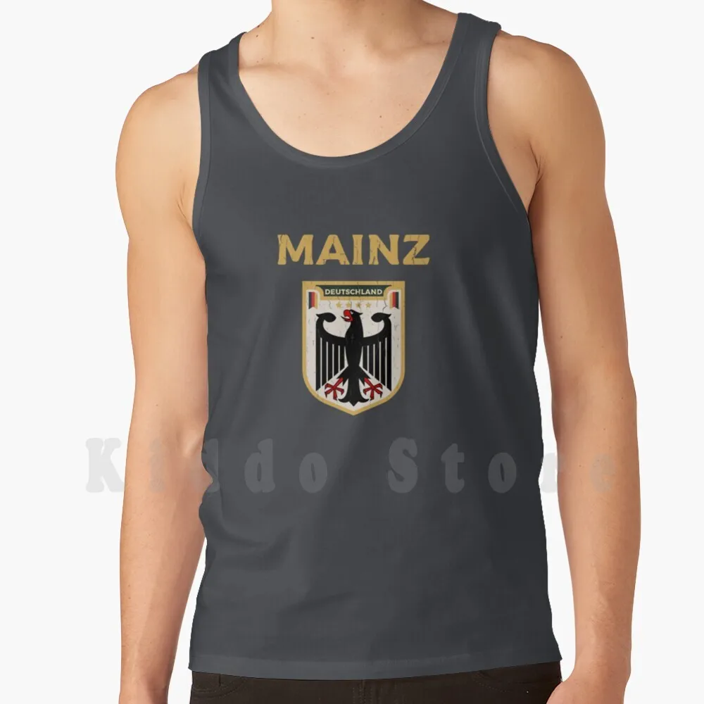 

Deutschland-Germany Tank Tops Vest 100% Cotton Deutschland Germany German City Town Coat Of Arms Eagle Grunge