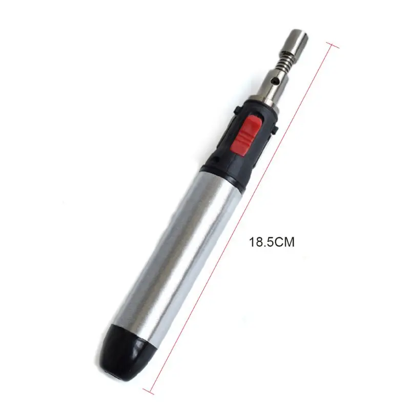 

Pen-shaped Gas Soldering Iron HT-1937 Iron Light and Practical with Switch Gas Soldering Pen