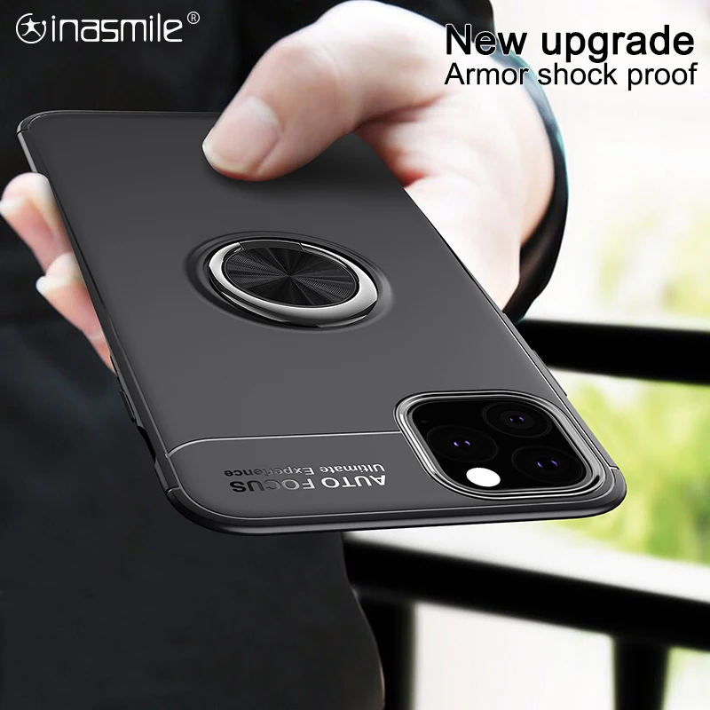 Отличный Чехол подставка с кольцом для телефона iPhone 11 Pro Max XR XS X чехол 6 6S 7 8 Plus SE 2020