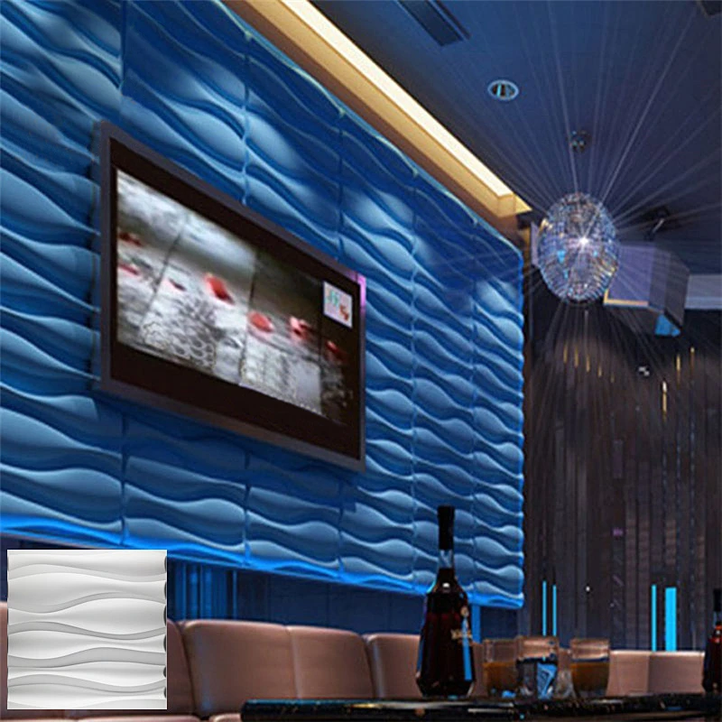 4 шт. 50x50 см 3D Плесень Для панели пластырь настенные стикеры для гостиной обои