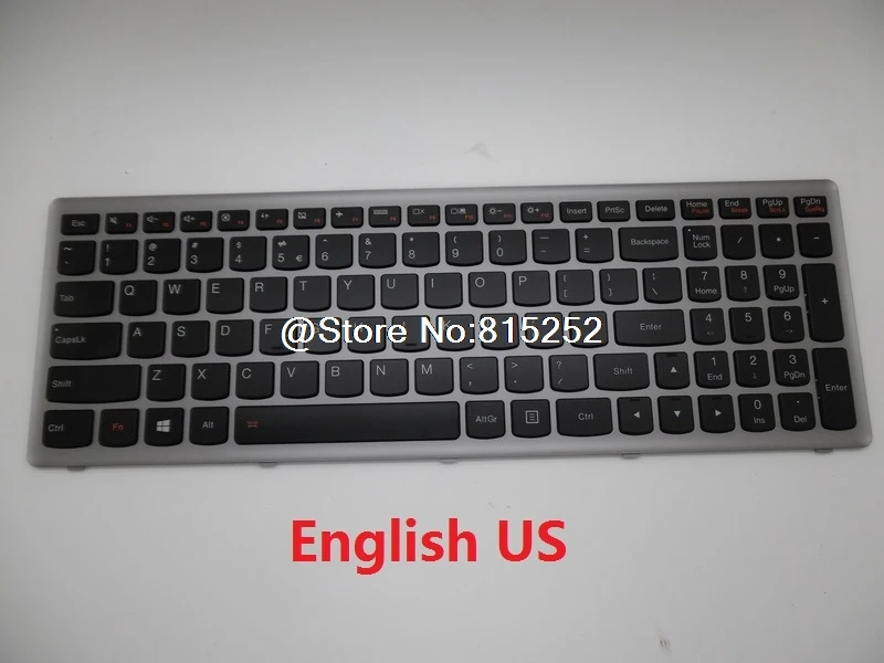Клавиатура для ноутбука lenovo Z500 P500 P500T Z500A Русский RU Италия IT Hungary HU HG японский JP JA иврит HB с рамкой с подсветкой