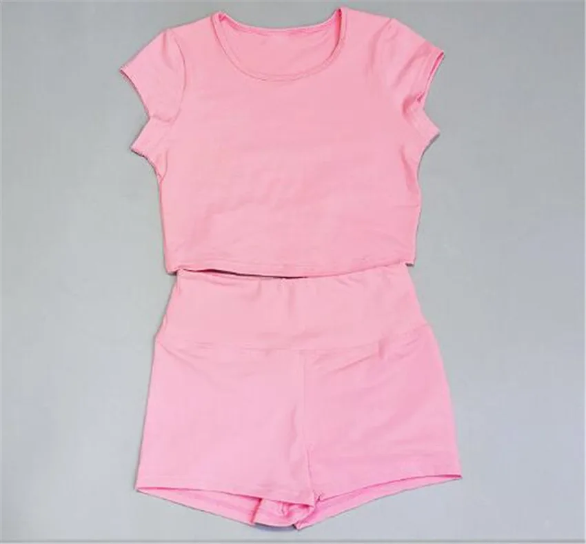 XS-XL, Женский комплект для йоги, 2 шт., короткий рукав, топ, футболка, шорты, пуш-ап, леггинсы, для спортзала, фитнеса, бега, спортивный костюм