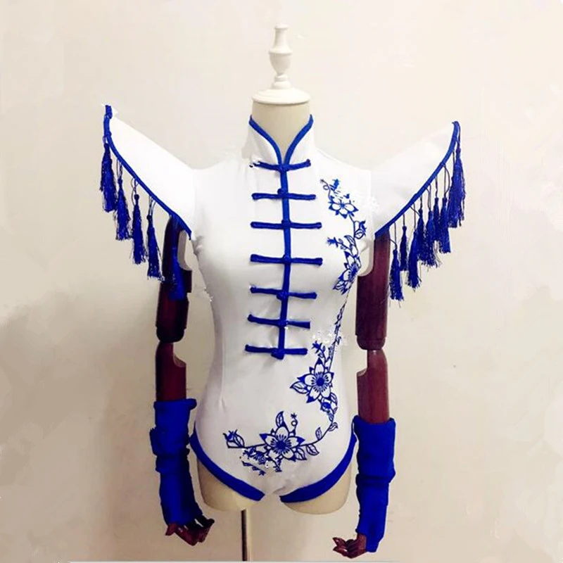 Женский сексуальный облегающий боди костюм для моделирования комбинезон шоу