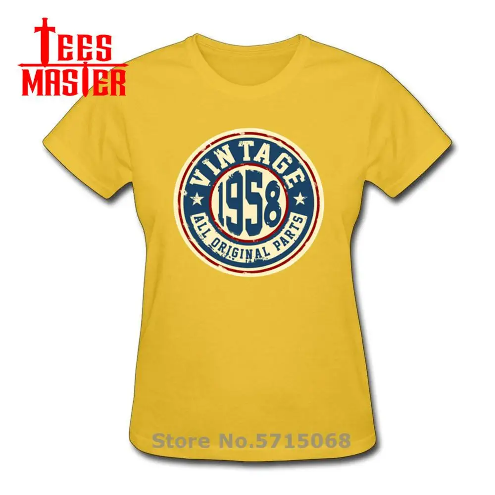 Классические ретро футболки на 61 й день рождения в винтажном стиле 1958 с