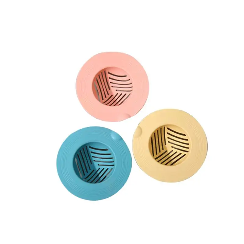 

Creative Drain Cover Sink Strainer TPR Sink Drain Stopper Trap Hair Catcher Bathtub Strainers For Kitchen Bathroom Cleaning Tool