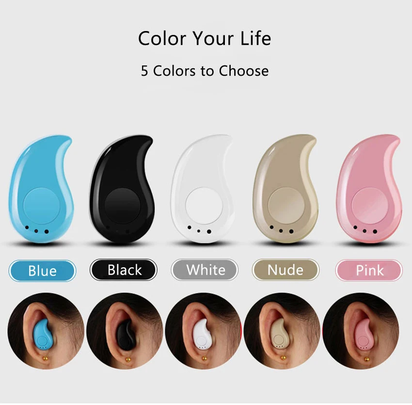 S530 S 650 мини Bluetooth беспроводные наушники в ухо спортивные стерео гарнитура с