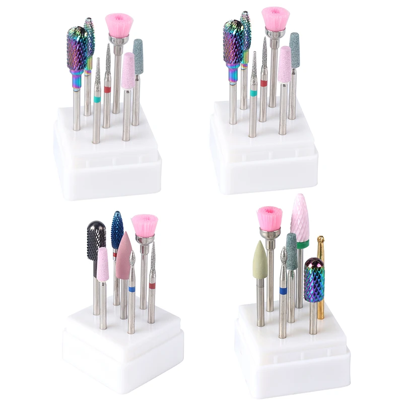 Новая керамическая дрель для маникюра из сплава набор керамических фрез ногтей