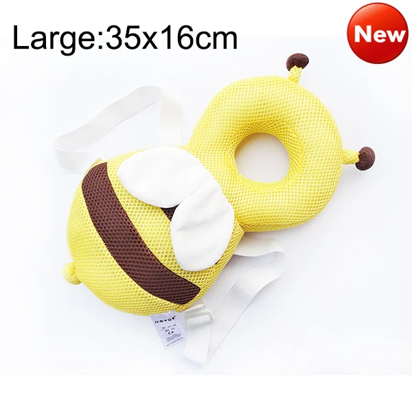 New Large Yellow Bee Подушка для защиты головы ребенка, подголовник для малышей, подушка для шеи ребенка, милые крылья, подушка для кормления, защита от падения, защита для ребенка t341 - Цвет: New Large Yellow Bee