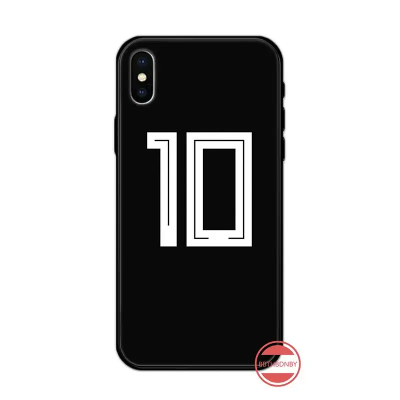 Милый чехол для телефона с футбольным номером iphone 5 5s 5c se 6 6s 7 8 plus x xs xr 11 pro max |