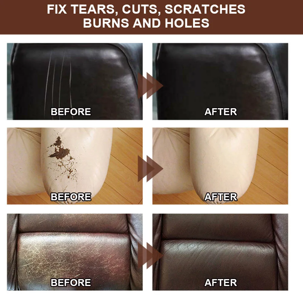 

Newly Multifunctional Refurbishing Cleaner Leather Repair Cream for Car Seat Sofa Color Paste Renew Cleaning VA88