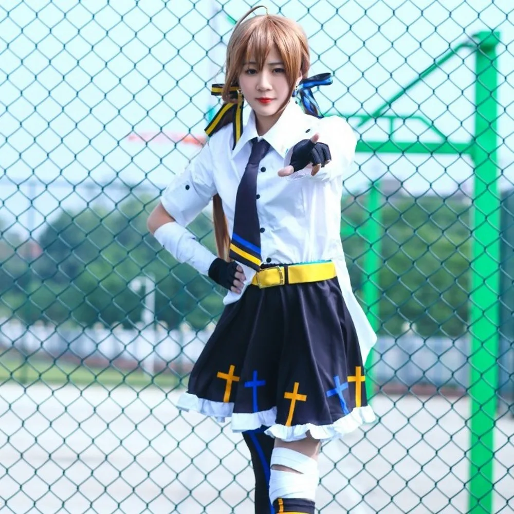 

Anime AOTU Anmicius Cosplay Costumes Wig Sets Halloween Clothes Japanese School Uniform Women Disfraz Mujer Deguisement Femmes