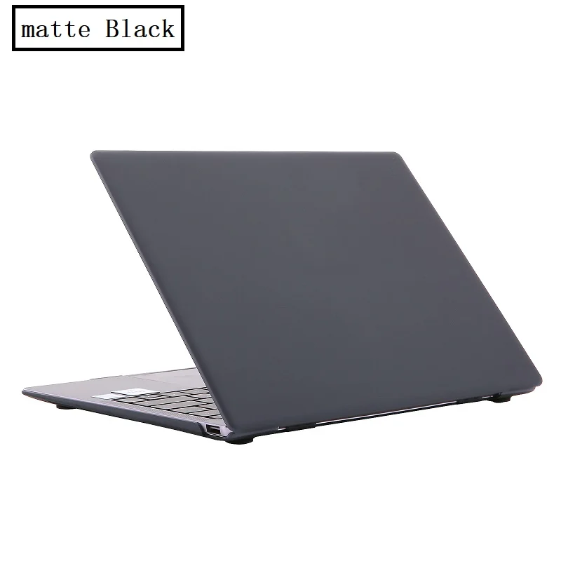 Matte Black Кристальный чехол для ноутбука, полный корпус, чехол для ноутбука s для Matebook 13 14, защитный чехол, Капа для huawei Matebook X Pro 13,9 - Цвет: Matte Black