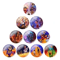 disney new fashion dream hunting circle 12mm15mm16mm18mm20mm photo cute girl glass cabochon dome flat back for friends