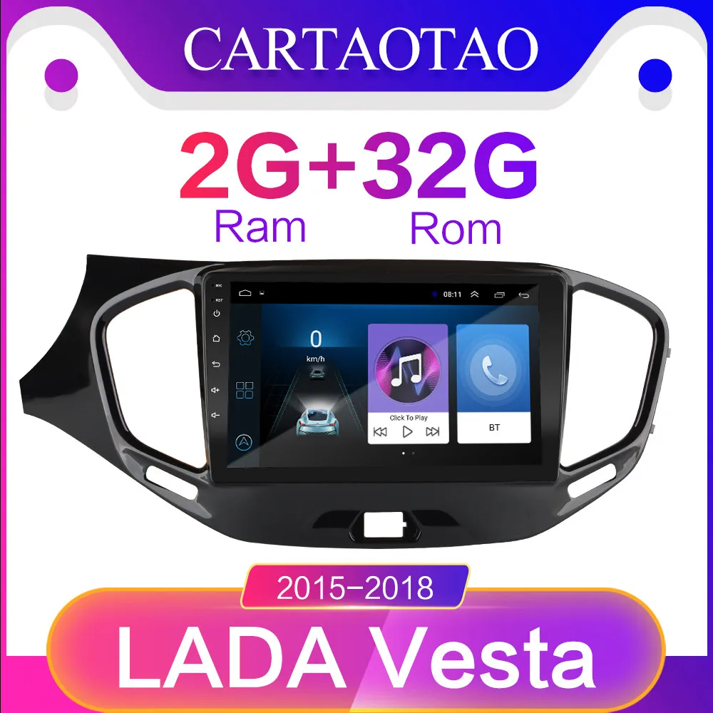 DSP ips для Lada vesta 4G 64G 8 core Android 9,0 автомобильный dvd gps Навигатор Радио мультимедийный плеер головное устройство стерео wifi FM AUX USB