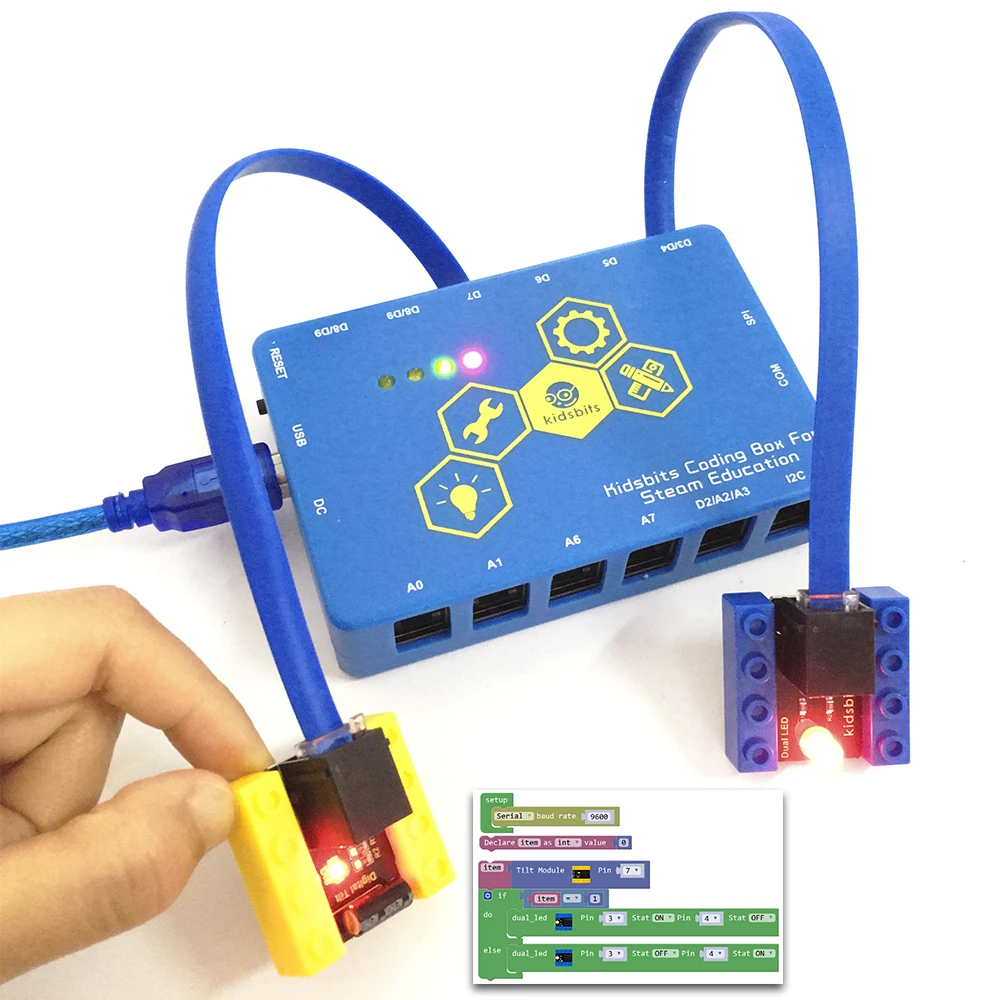 Kidsbits строительные блоки шар наклона переключатель Сенсор вибрации модуль HDX 2801