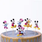 24 шт.набор, топперы для капкейков с изображением Микки и Минни Маус