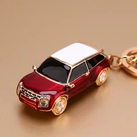 girls fashion favorite jewelry wholesale trendy car keychain korean creative female bag pendant metal key chain ring