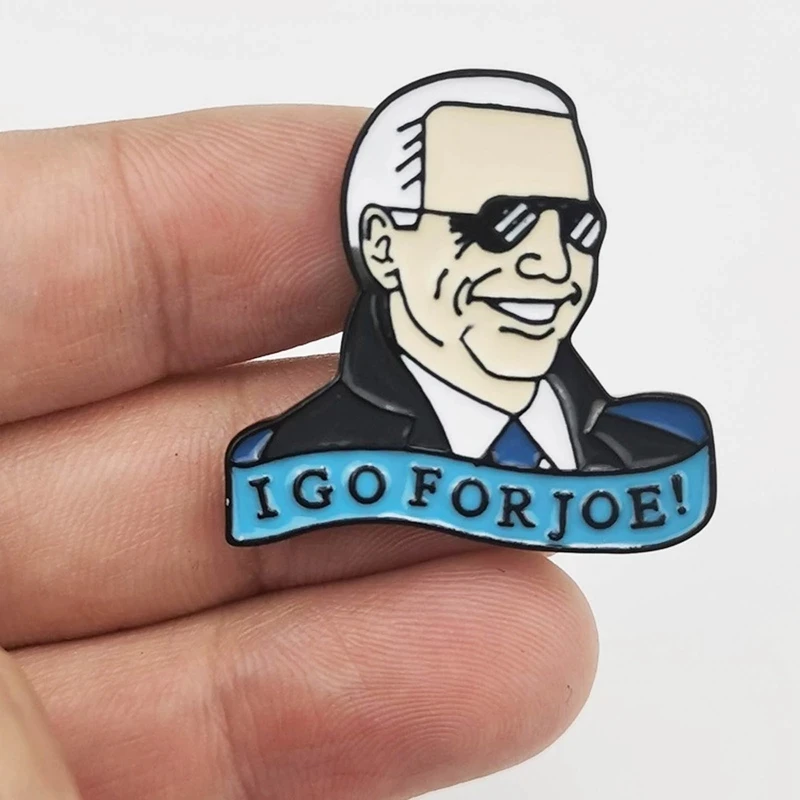 Эмалированная брошь Джо биден Берни Сандерс для президента 2020 булавки значки