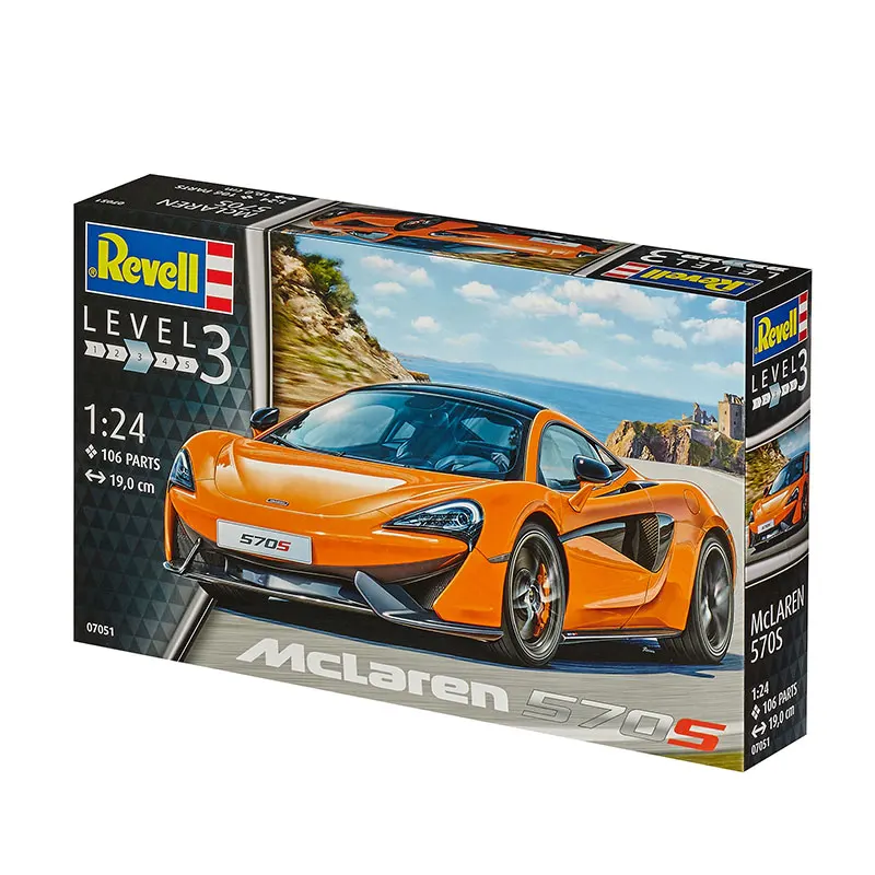 

Revell Assembled Model 1/24 Toys car McLaren 570S Supercar #07051