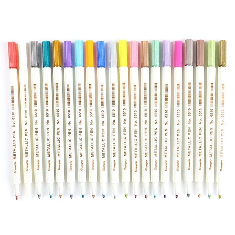 

10 цветов металлическая маркер ручка металлический маркер с перманентной краской водонепроницаемый DIY дизайн канцелярские принадлежности ...