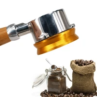 stainless steel espresso coffee tamper 515458mm breville delonghi krups aluminum idr intelligent dosing ring profilter tool
