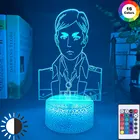 3d лампа аниме атака на Титанов Эрвин Смит для спальни декоративный светильник детский подарок на день рождения манга атака на Титанов светодиодный светильник