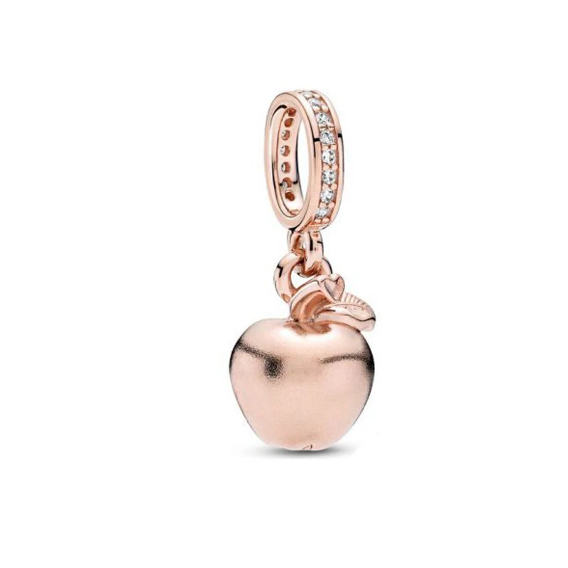 Новое поступление 2021 подвеска в виде змеи и сердца из розового золота