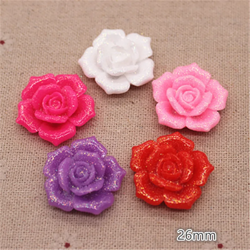 10 шт. разноцветные Кабошоны 26 мм|flower flip|flower studflower backdrop |