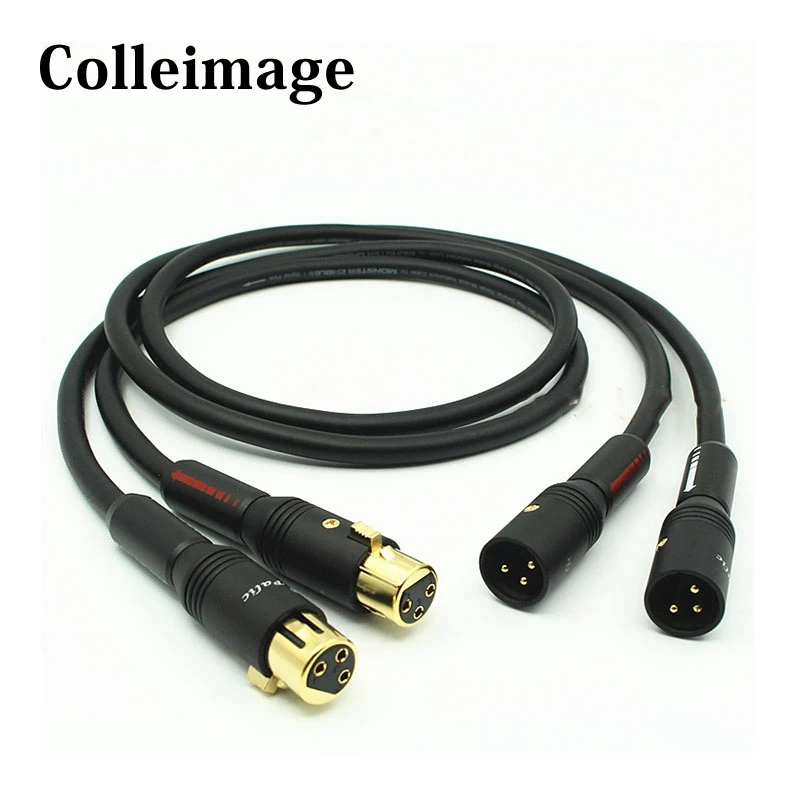 Кабель Colleimage Hifi XLR Pure OCC аудиокабель с высококачественным штекером из углеродного