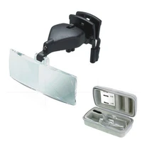 headband illuminated magnifier eyewear clip on magnifier 1 5x 2 5x 3 5x magnifying glass with led light backlit glasses loupe