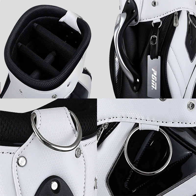 PGM Caddy Pencil Club Bag Authentic Package Standard Bag Men Sports Golf Cart Bag Professional Staff Bag Snake Lines Waterproof