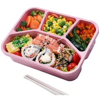 1000ml bento box food storage container microwave portable lunch box for kids student lunch box container