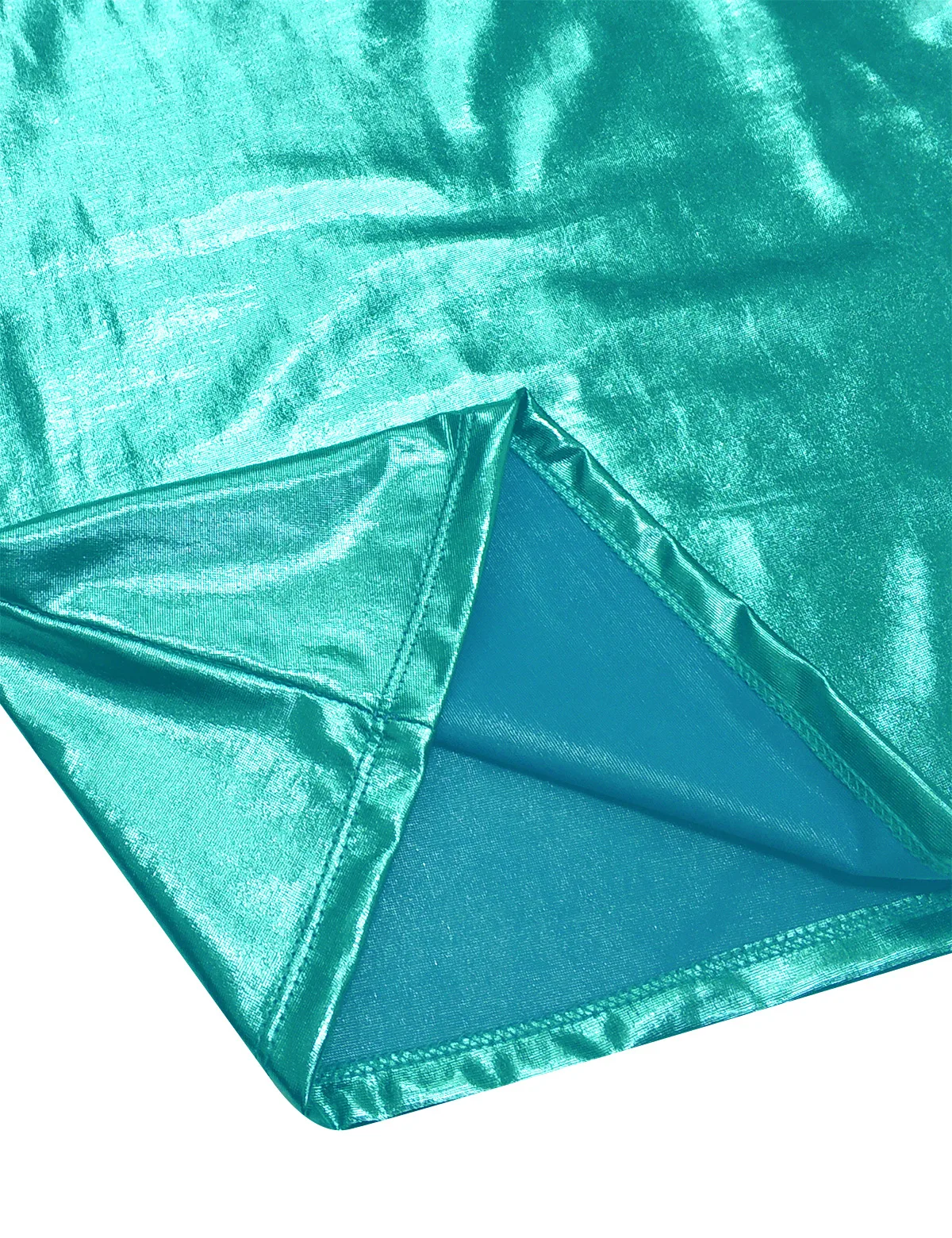 Женская майка с металлическим блеском