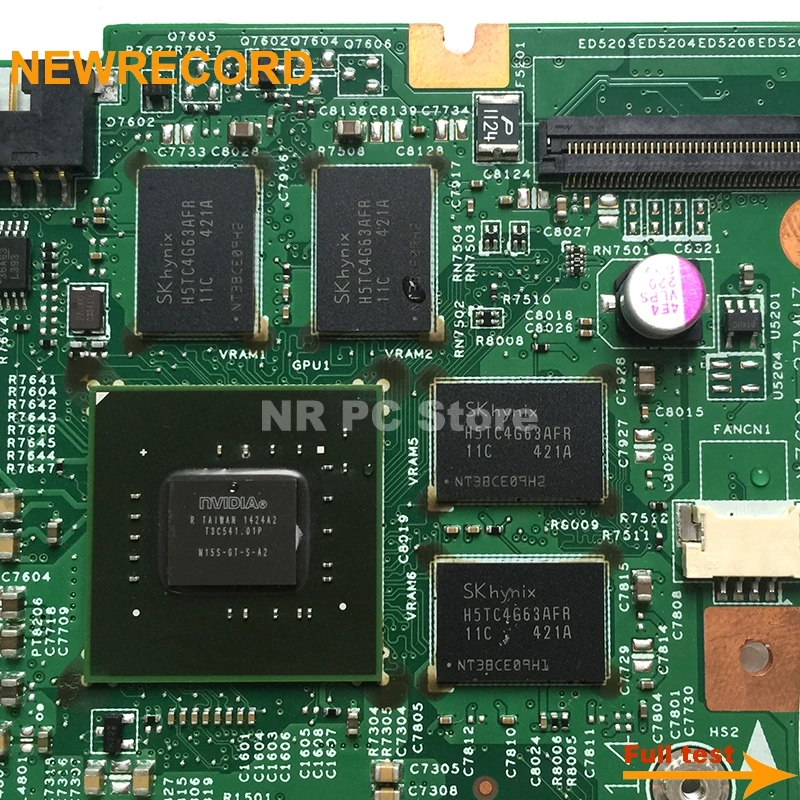 

NEWRECORD 13309-1 448.00T04.0011 for Lenovo FLEX2-15 notebook motherboard SR1EP i3-4120U CPU GT840M HM87 DDR3 fully tested