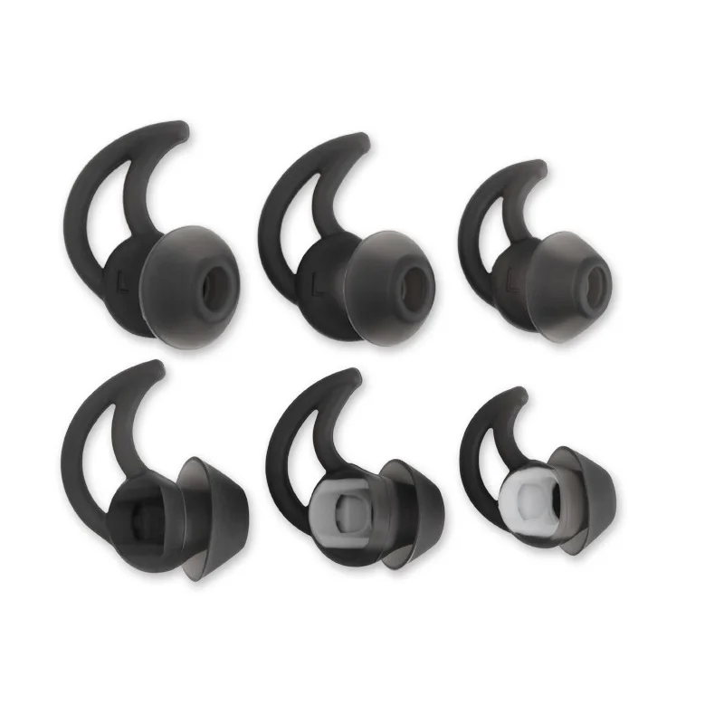 Replacement Earbuds Tips for Bose Soundsport Wileless QC20 QC30 IE2 Sie2i Sport Noise Isolation Silicone In Ear Hooks Covers | Электроника