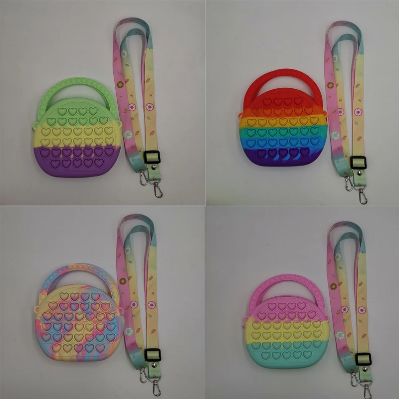 

Сумка кросс-боди силиконовая для снятия стресса, для детей и взрослых