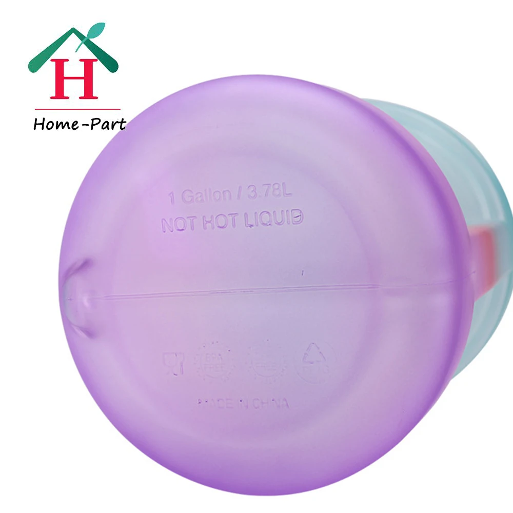 Бутылка для воды объемом 2 л ПЭТГ пластиковая бутылка прозрачная питья соломинка