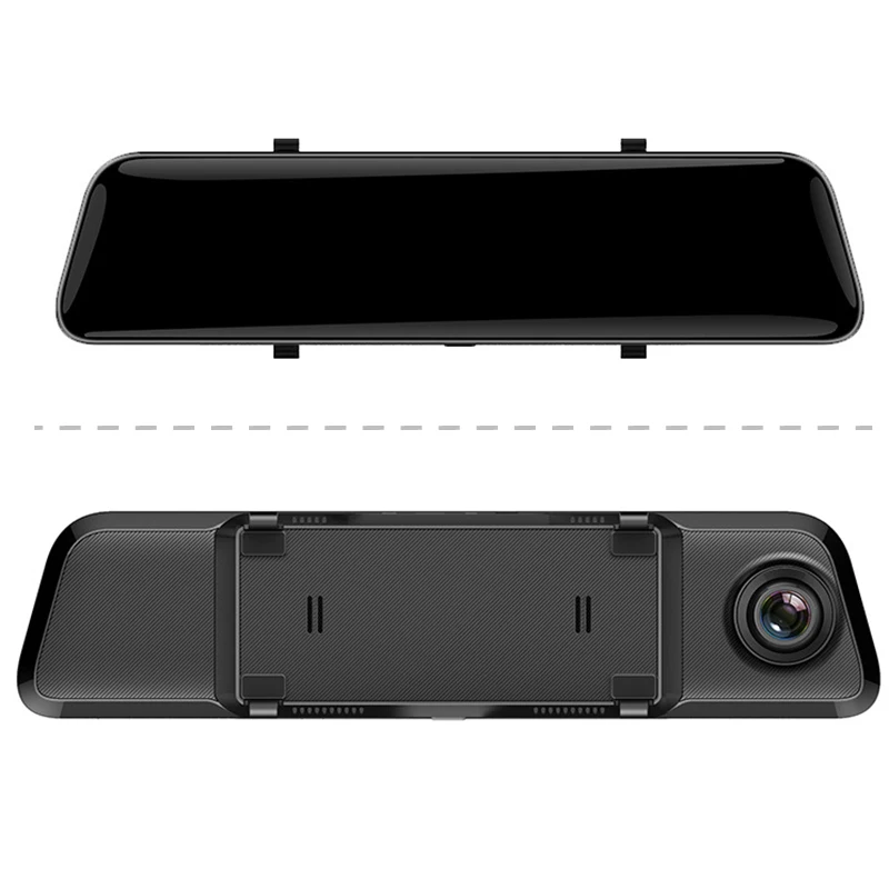 

2K Mirror Dash Cam 12 inch Backup Camera Control Press Screen Front and Rear Dual Dash Camera for Cars Camera with 1080P Waterpr