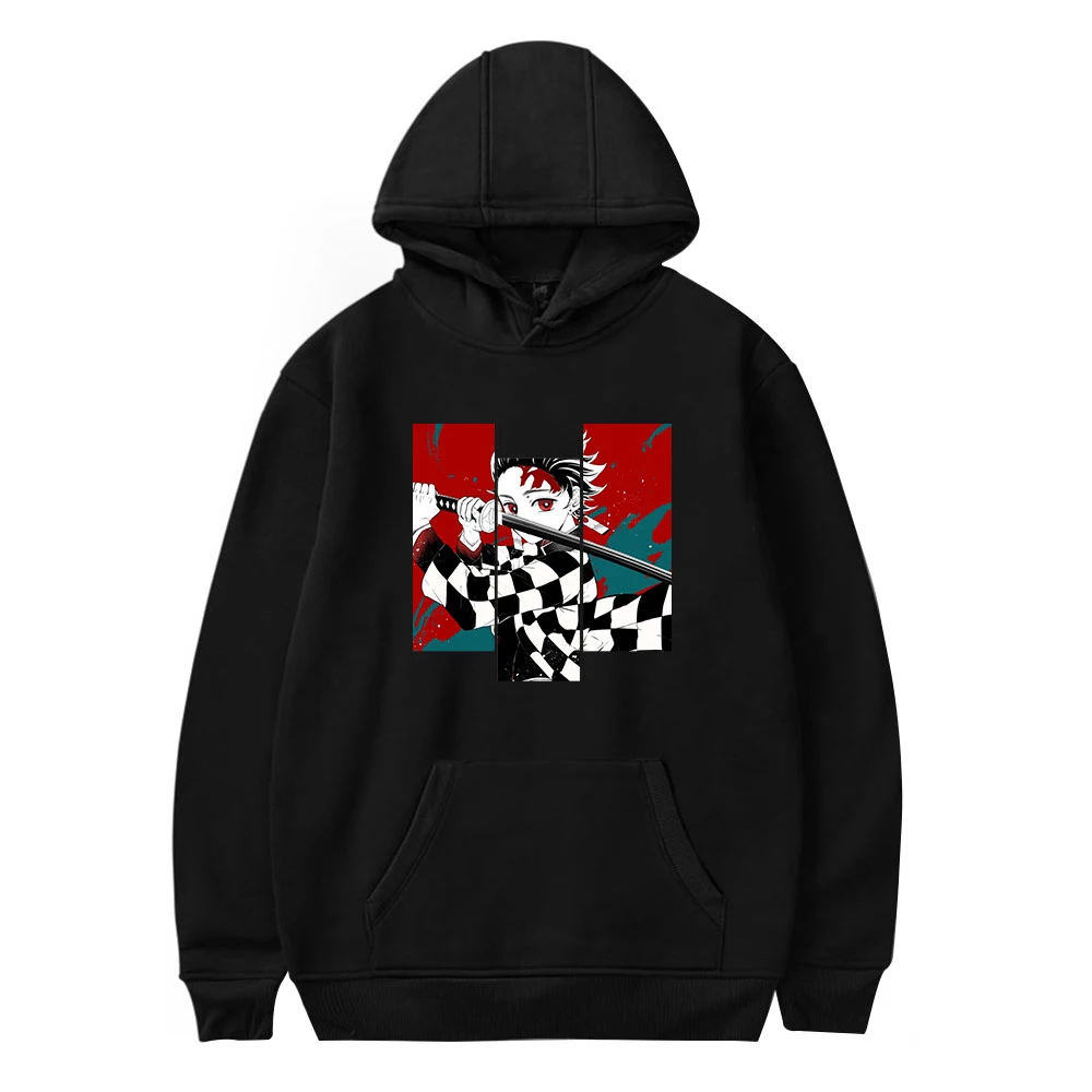 

Anime Demon Slayer Hoodies Kamado Tanjirou Cartoon Hoodie Harajuku Autumn Pullover Men Women Hoodies Kimetsu No Yaiba Sweatshirt