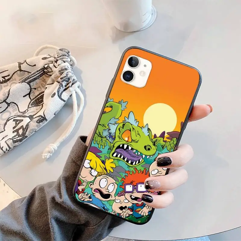 

Cartoon Rugrat Phone Case for iPhone 11 12 mini pro XS MAX 8 7 6 6S Plus X 5S SE 2020 XR
