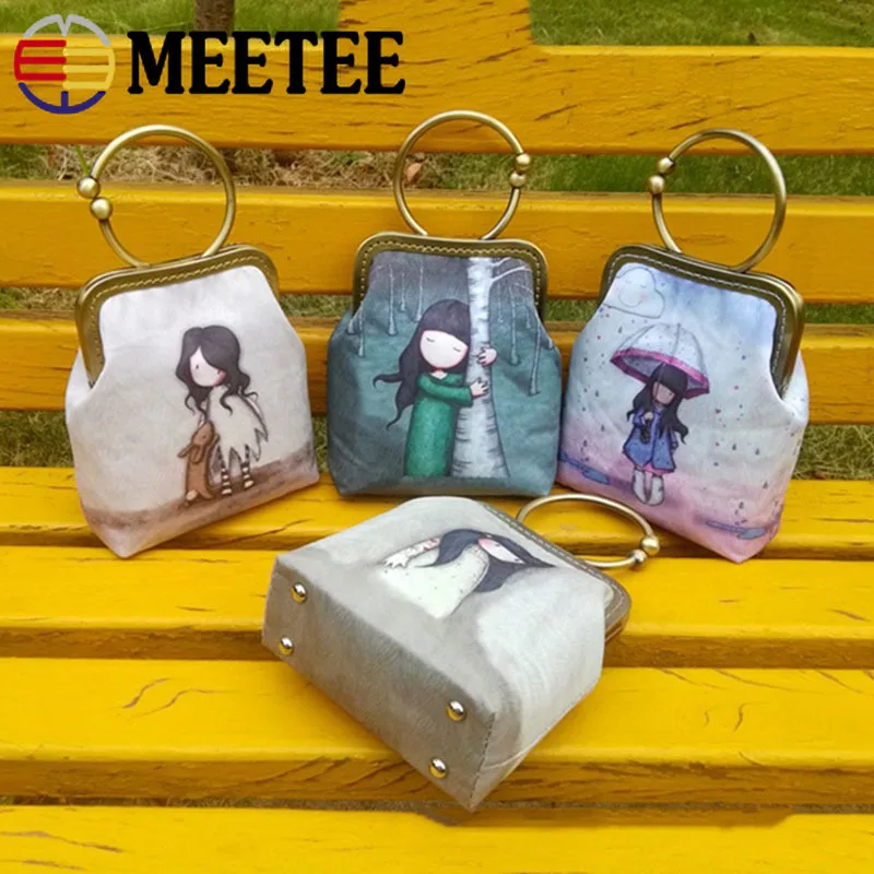 Meetee 100 шт. 10/12/15 мм металлическая пряжка две ноги гвозди заклепки сумочка ручная