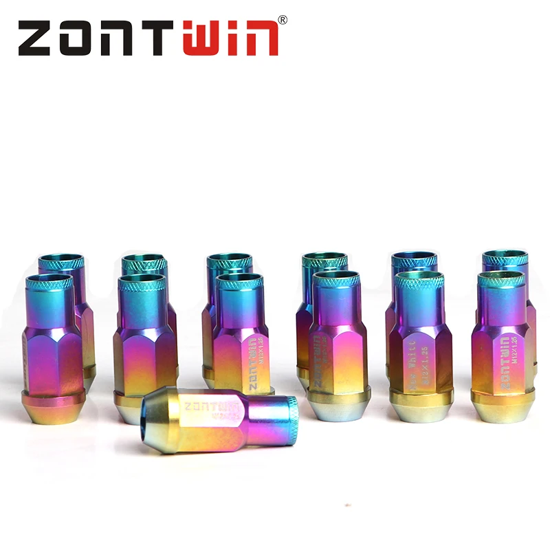 Титановый GR5-TC4 сплав кованые легкие шестигранные колесные гайка с болтом Винт 12*1