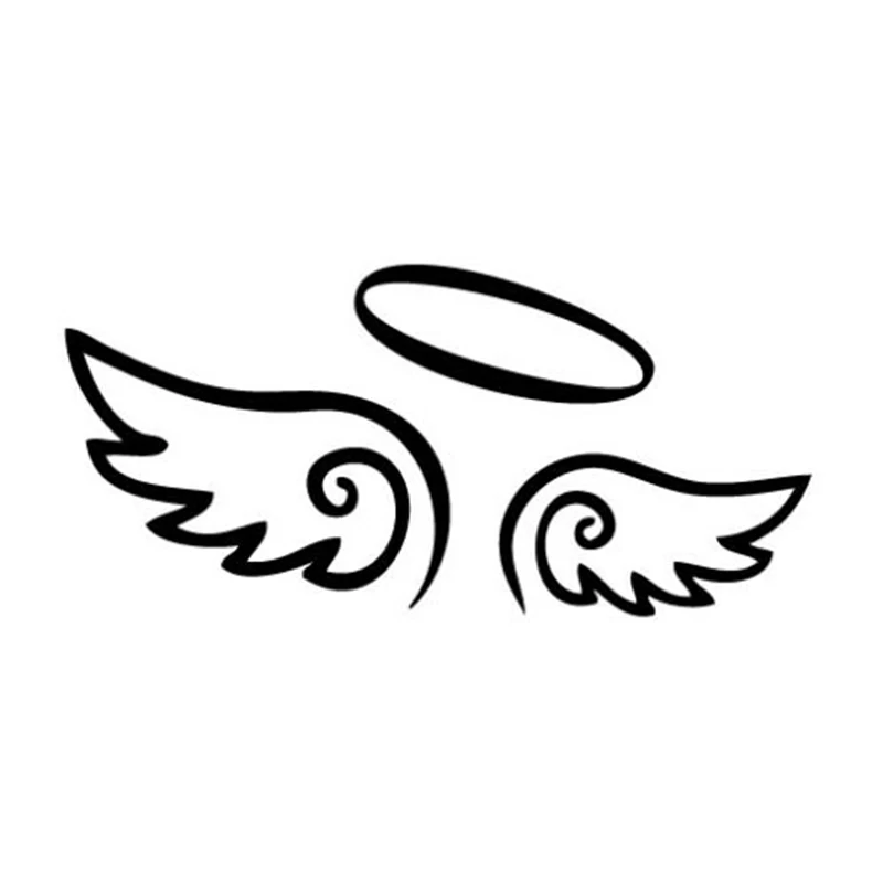 

15*7.1cm Wings Angel Come - Tribal Decal Sticker for Car Fashion Personality Creativity Classic Attractive Car Sticker