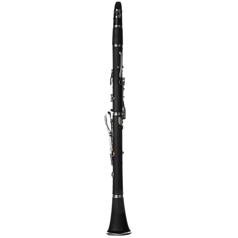 

17 Nickel Keys Clarinet Bb Flat Clarinet Black Clarinet With Case For Student Beginner Performing Instruments