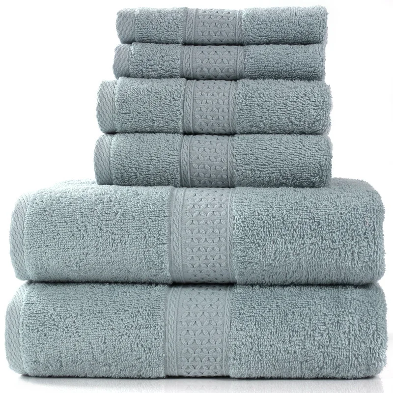 

100% cotton Towel Bath Towel Set Bath Towel 140x70cm Towel 35x75cm Soft Absorbent Three-Piece Set