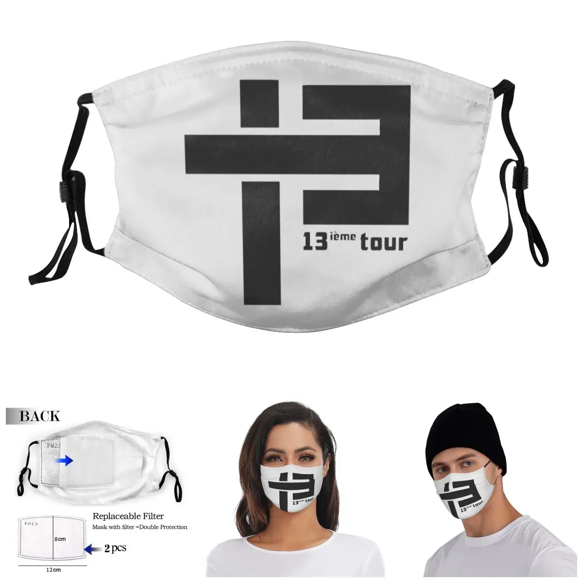 

INDOCHINE(5) R145 Adult Dust Mask Novelty ｠Guise Activated Carbon Filter Mask