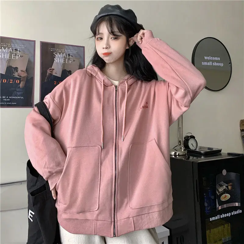 

Salt coat women's new Korean version loose spring autumn winter versatile small fragrance early autumn thin fried Street top